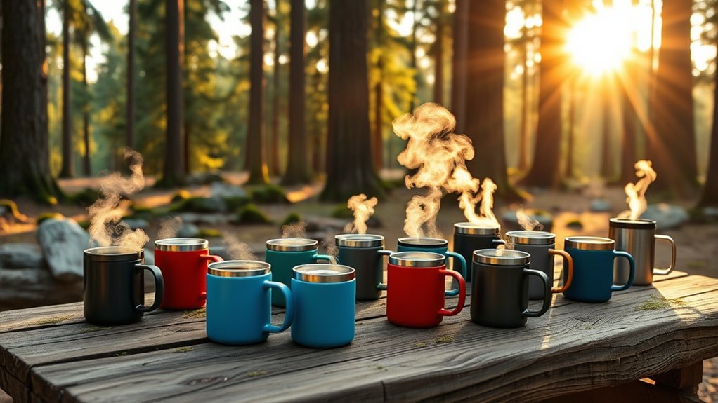 stylish outdoor camping mugs