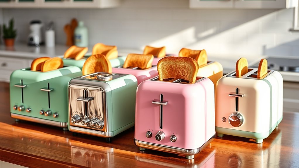 stylish retro toasters 2026