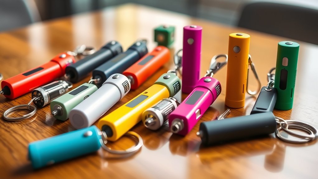 stylish safety keychain options