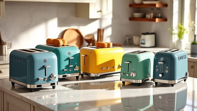 stylish smeg toasters selection