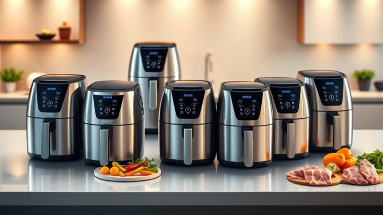 stylish stainless steel air fryers