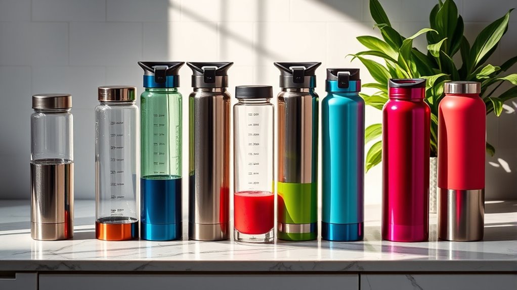stylish stainless steel bottles