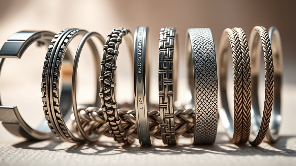 stylish stainless steel bracelets