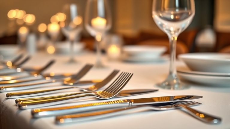 stylish stainless steel silverware