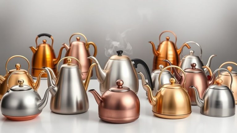stylish tea kettles collection