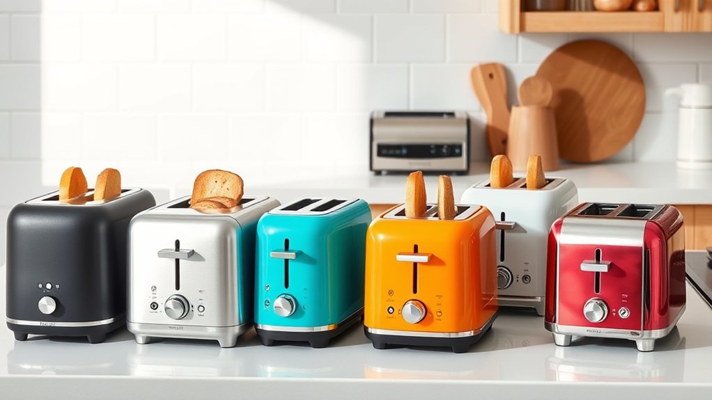 stylish toasters for kitchens