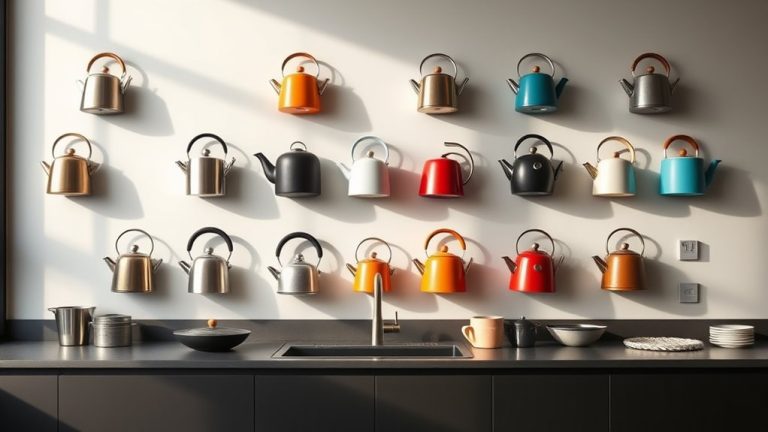 stylish wall kettles for kitchens
