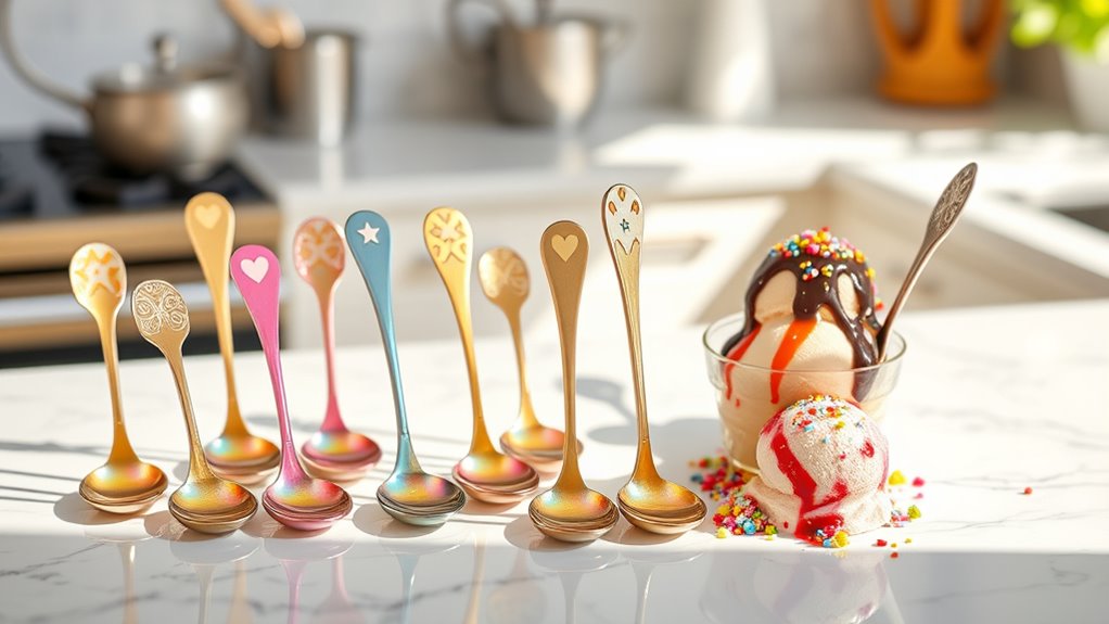 sundae spoons for enjoyment