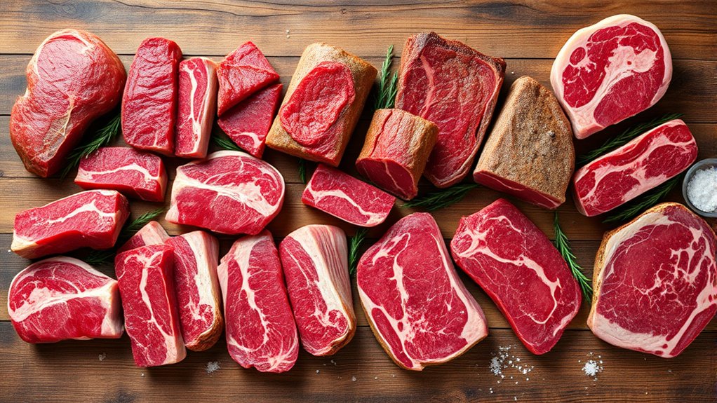 tender beef cuts selection