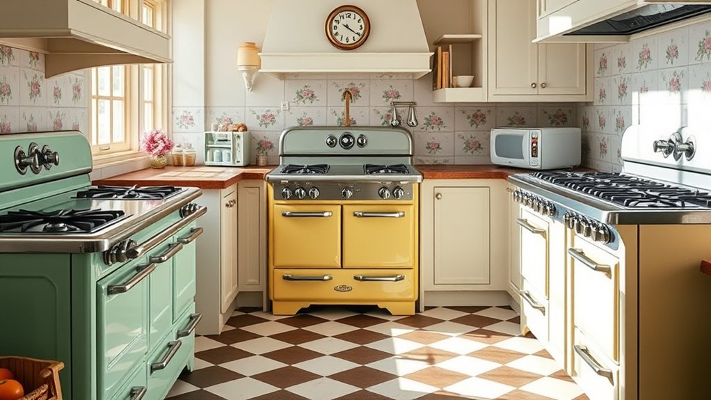 timeless vintage gas stoves
