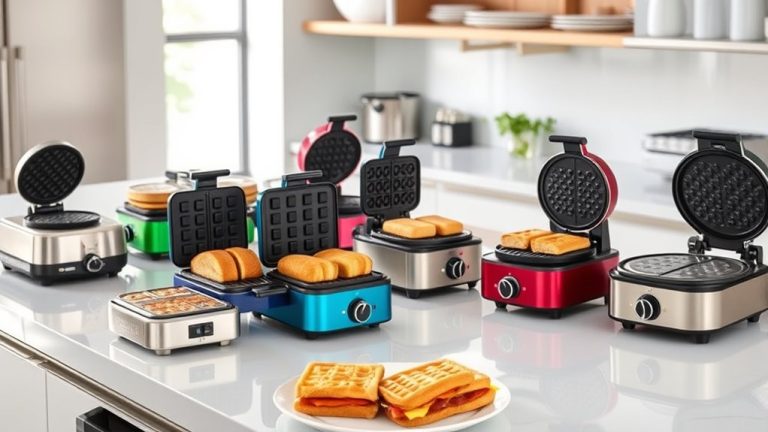 toasted sandwich and waffle makers