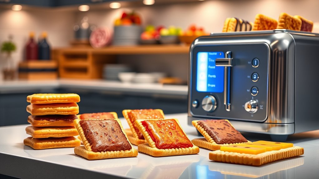 toaster settings for pop tarts