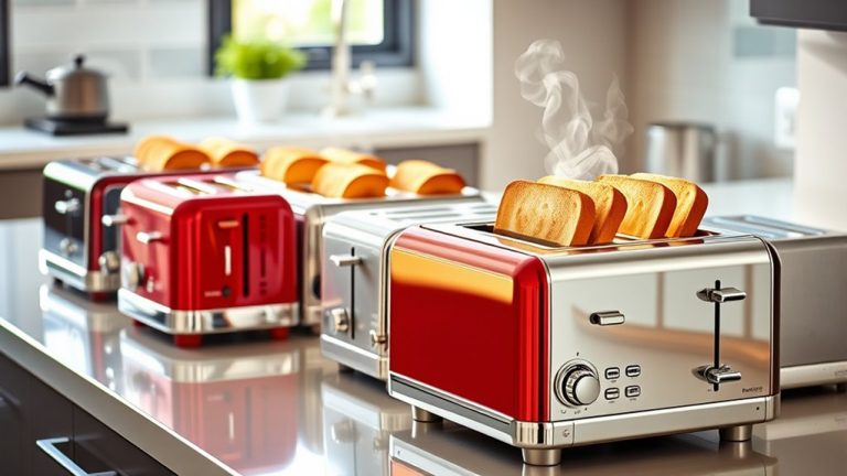 toasters with warming racks