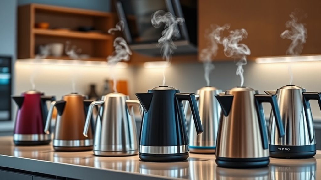 top 15 stylish electric kettles