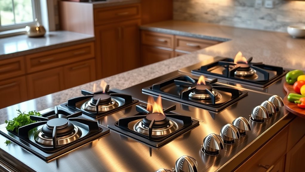 top 5 burner gas stoves