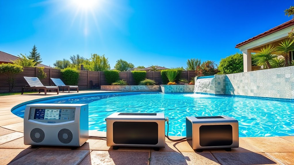 top above ground pool salt generators