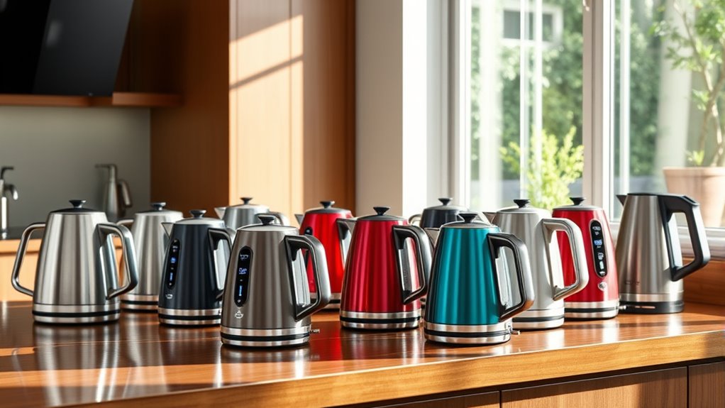 top adjustable electric kettles