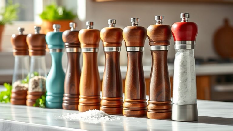 top adjustable salt grinders