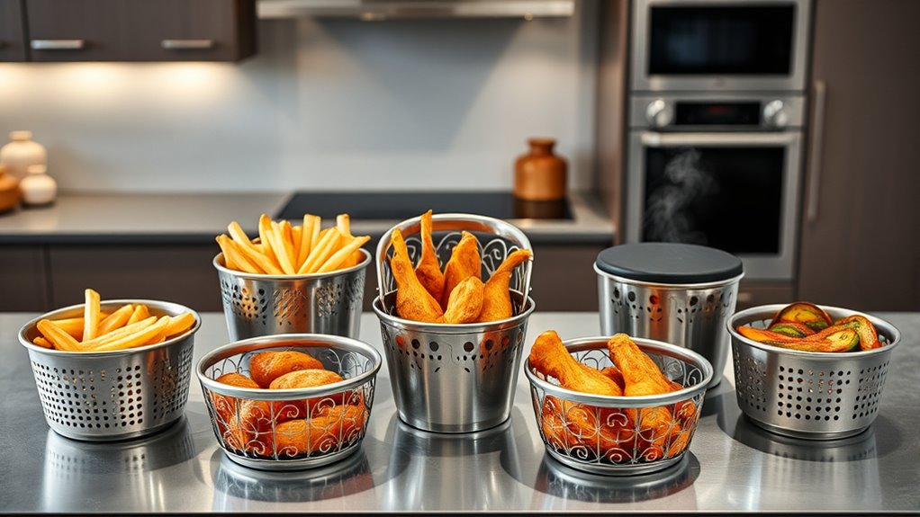 top air fryer baskets