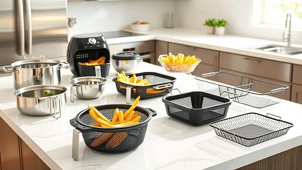 top air fryer baskets