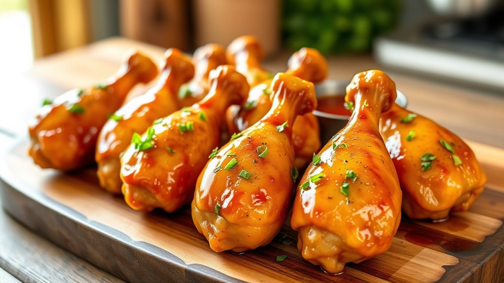 top air fryer drumsticks