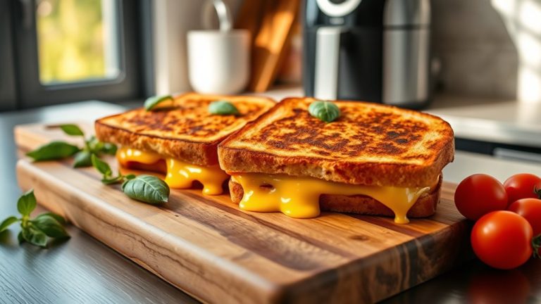 top air fryer grilled cheese