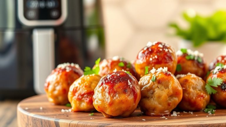 top air fryer meatballs