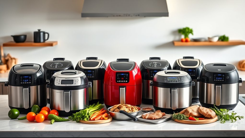 top air fryer pressure cookers