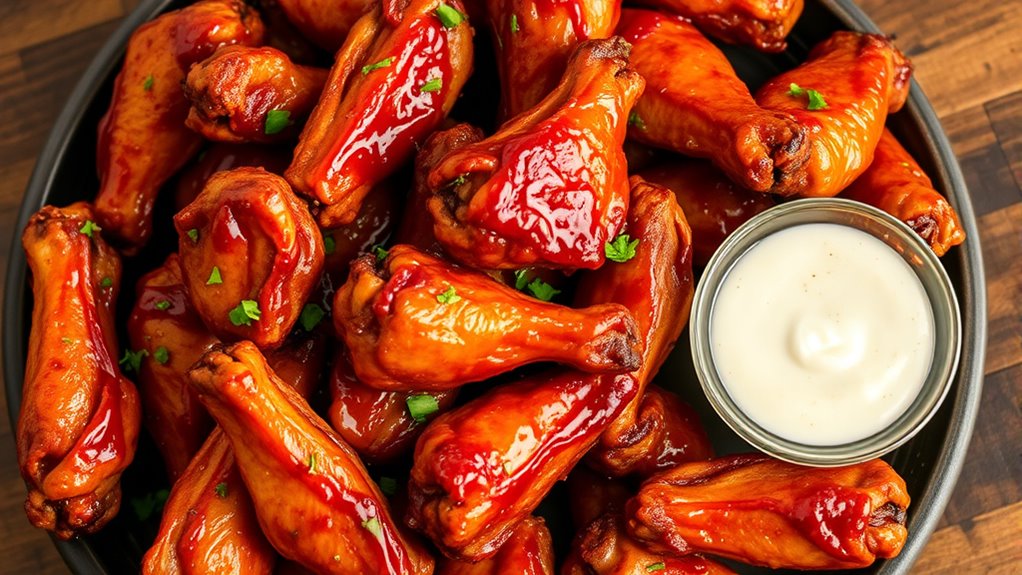 top air fryer wing recipes