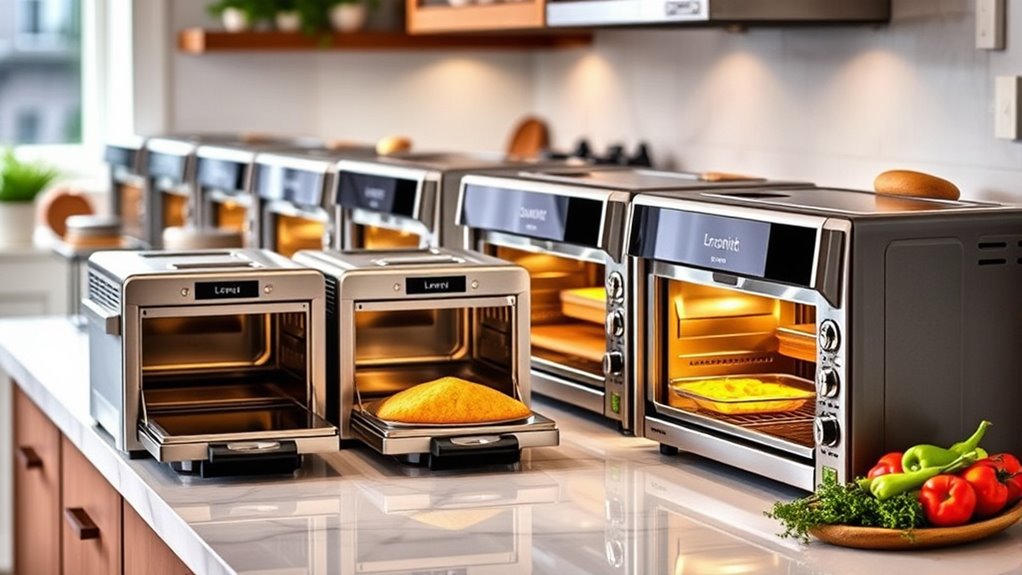 top air frying toaster ovens