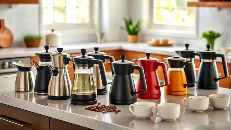 top automatic pour over kettles