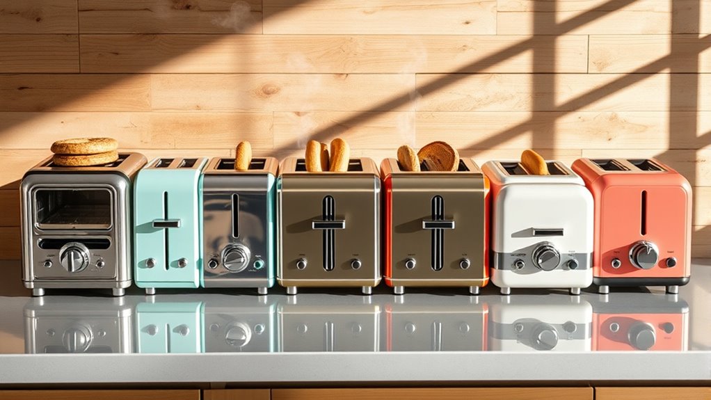 top bagel and toast toasters