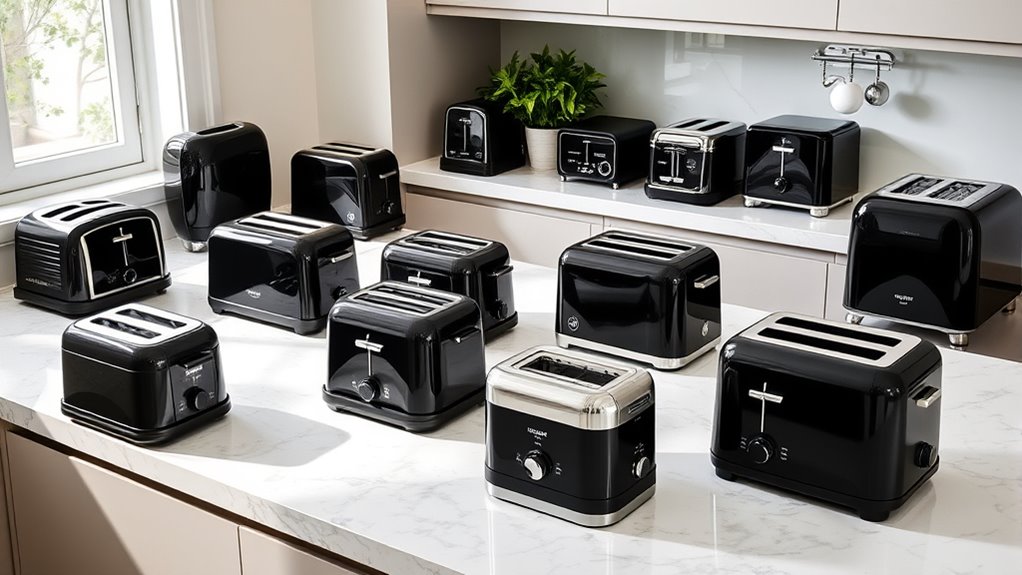 top black toasters selection