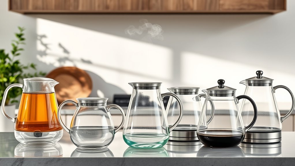 top borosilicate kettles