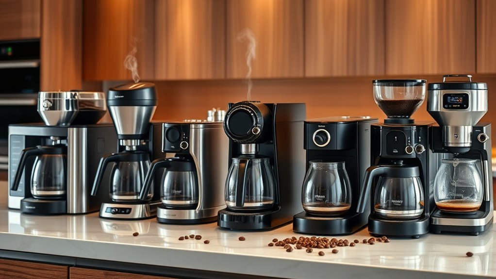 top brew and grind coffee makers