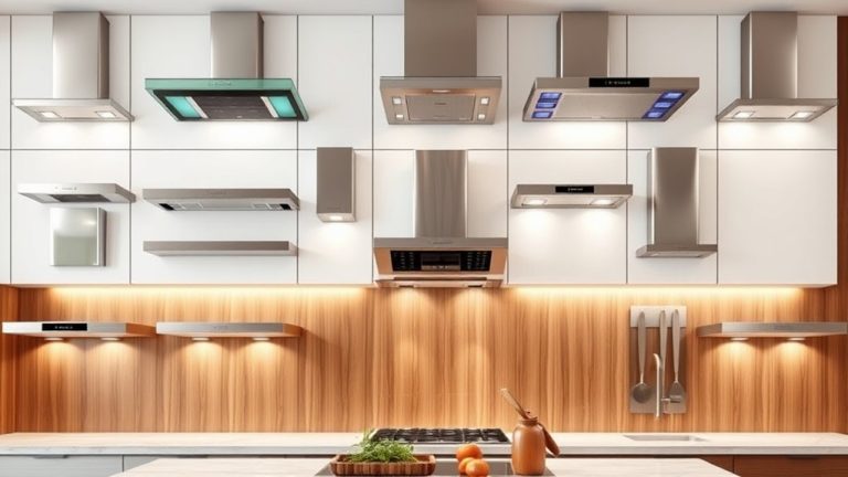top built in cooker hoods