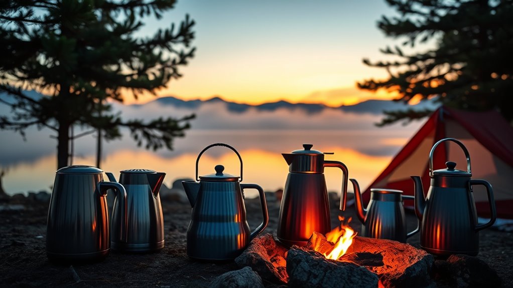 top camping water kettles