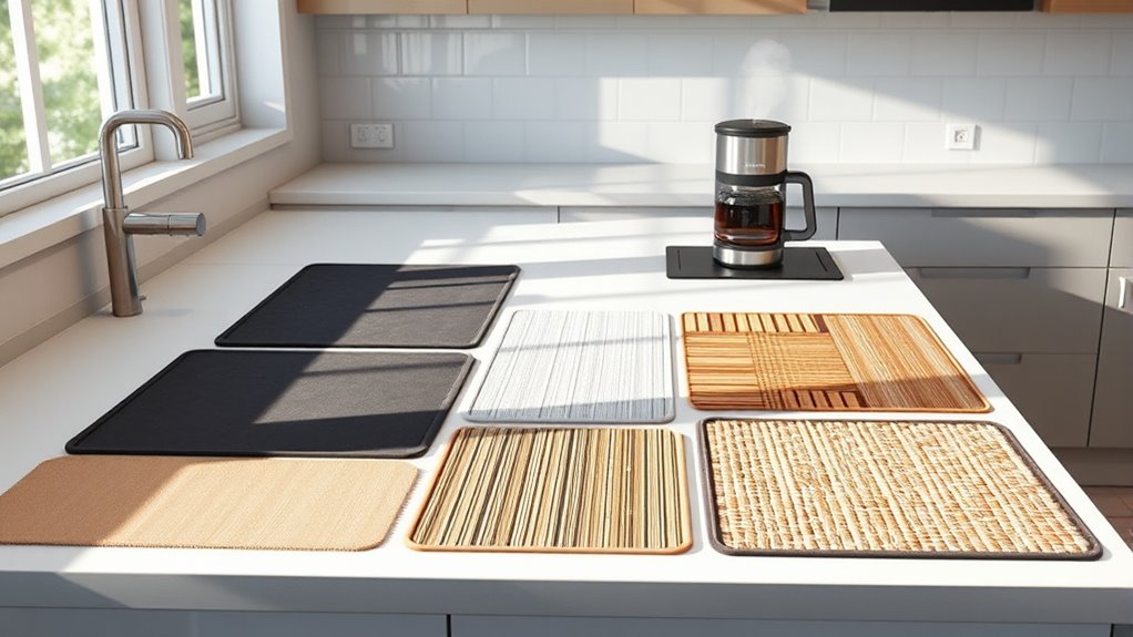 top coffee maker mats