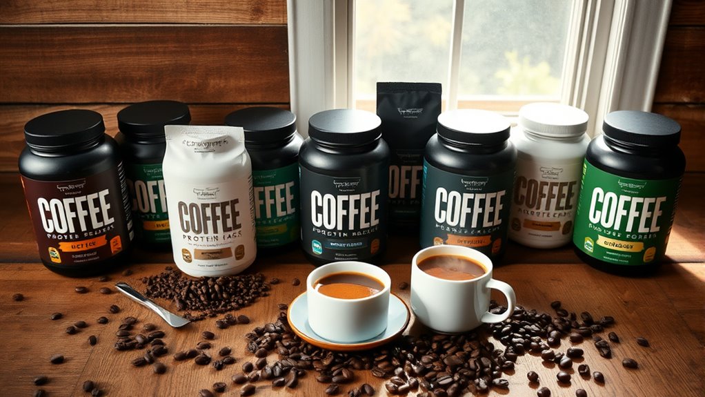 top coffee protein powders