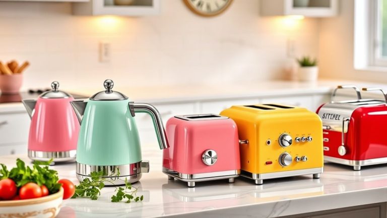 top colorful kitchen sets