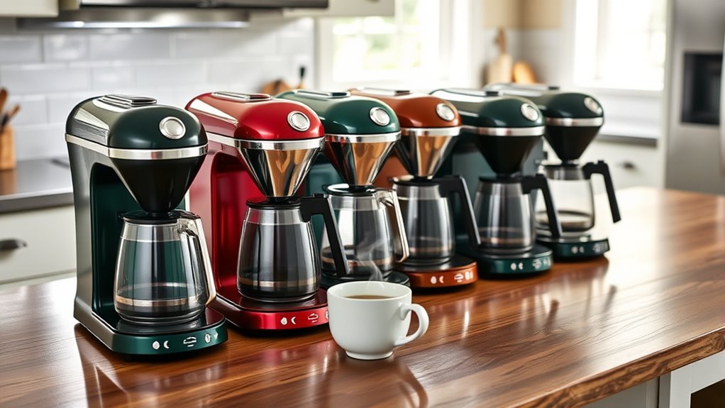 top cone filter coffee makers