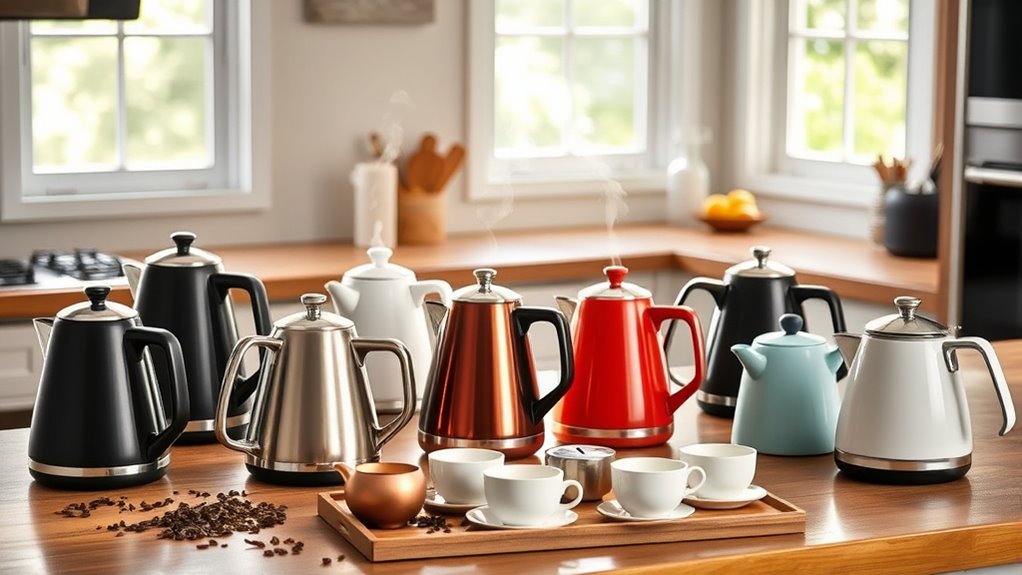 top countertop tea kettles