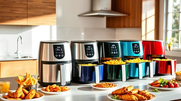 top double basket air fryers