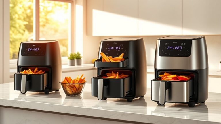 top double stack air fryers
