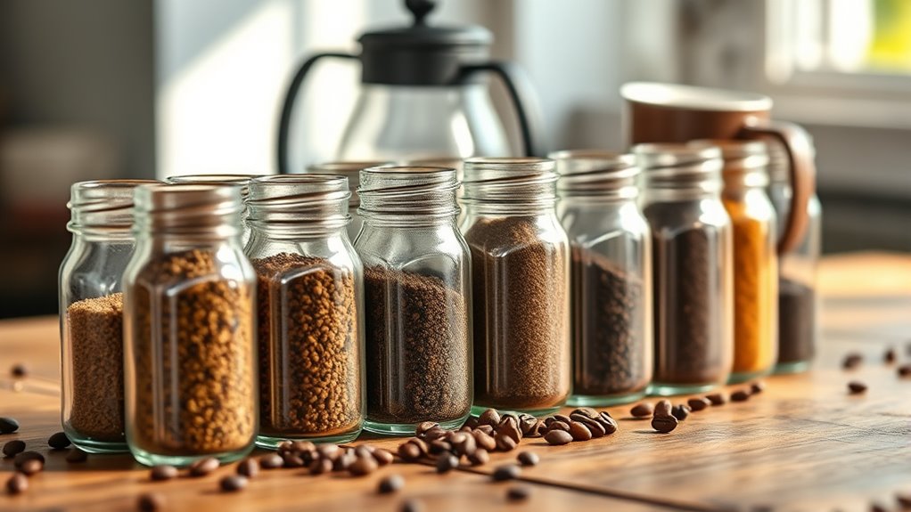 top drip coffee grounds