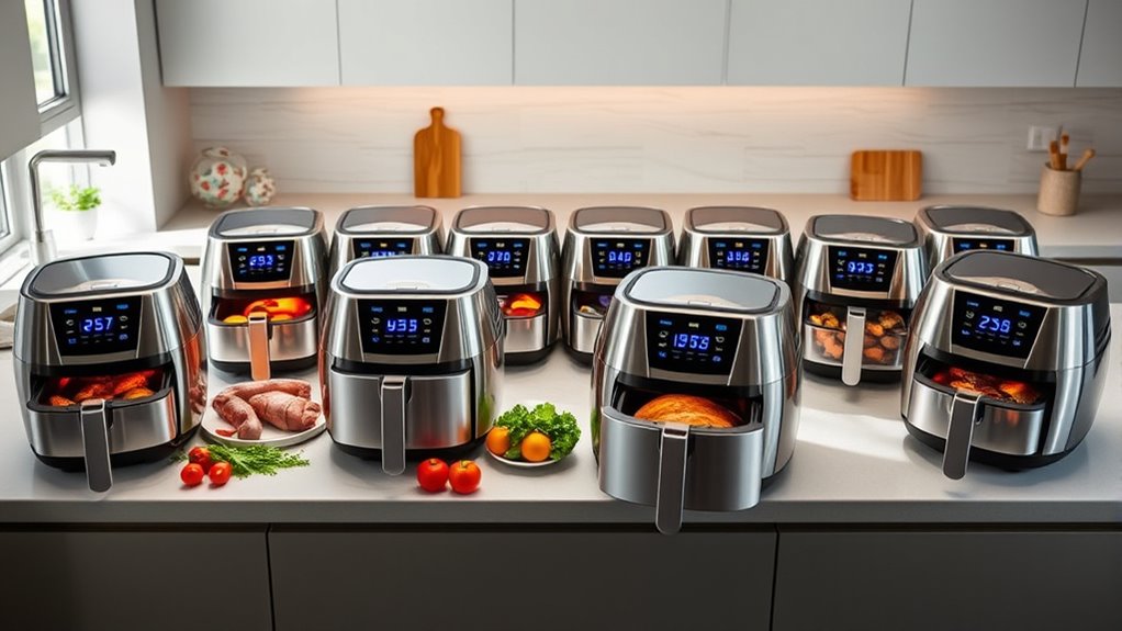 top dual basket air fryers