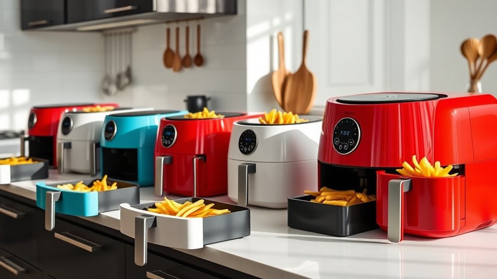 top dual drawer air fryers