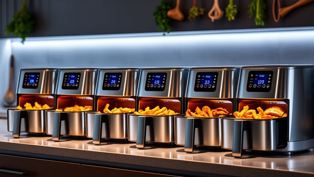 top dual zone air fryers