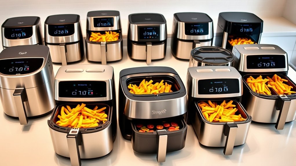 top dual zone air fryers