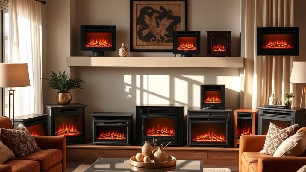 top electric fireplace options